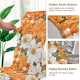 thumbnail image 5 of Yayeee 2 Pack Dining Chair Covers Stretch Parson Chairs Slipcovers Seat Protector, Sunny Floral, 5 of 6