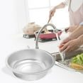thumbnail image 3 of ELAYARD Large Aluminum Wash Basin for Kitchen Use - Dish Tub for Fruits, Vegetables, and Household Cleaning, 1 Set, 3 of 8