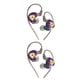 thumbnail image 4 of Seitruly ZX3 Auriculares con cable Cable TPE Auriculares internos de 360 grados Auriculares para hacer ejercicio con cubierta de silicona Colorido sin micrófono 2Conjunto, 4 of 6