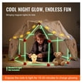 thumbnail image 3 of Fort Building Kit, 140PCS Glow in The Dark STEM Toys, Educational Gifts for Boys Girls 4-8+ Years, Indoor Outdoor Play Tent with Rods & Balls, 3 of 7