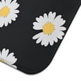 thumbnail image 5 of Kitchen Counter Dish Drying Mat with Daisy Theme Foldable Microfiber Pad Spring Floral Absorbent Rack Drainer 16x18 Inch, 5 of 7