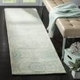 thumbnail image 3 of SAFAVIEH Martha Stewart Living Ogee Dot Spring Melt Wool Runner Rug, Spring Melt, 2'3"x8', 3 of 7