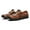 Brown, variant on Men Summer Sandals Leisure Sports Fashion Hiking Athletic Comfortable Fisherman Slippers Hollow Breathable Outdoor Beach Shoes Black 11 US