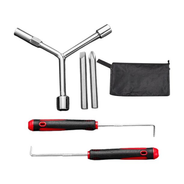 Herramienta de desmontaje del pulsador de la lavadora, llave en forma de Y, portátil, herramientas de desmontaje, herramientas de reparación compactas 5 piezas