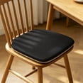 thumbnail image 2 of Leodye 1PCS Summer Flax Linen Horseshoe Chair Cushion, Strap Anti-slip Fixed Design, Soft Seat Pad for Household Dining Chair Daily Use -16.53x15.74in, 2 of 6