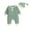 Green, variant on Amvlyk Rompers for Toddler Outfits Soft Fashion Newborn Clothes Spring Casual Long Sleeve Jumpsuits Solid Color Two Piece Sets Bodysuits for Infant Baby Boy Girl