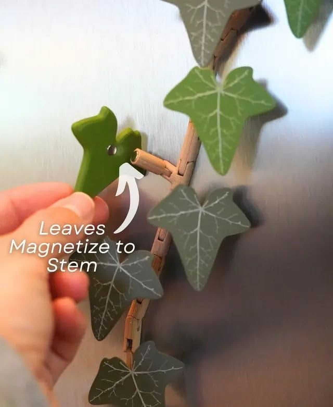 Ivy Fridge Magnet with Articulating Stems, Artificial Ivy Vines 3D Print Refrigerator Magnets