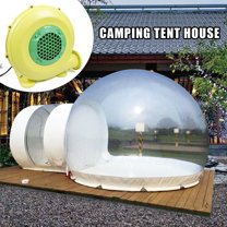 Anqidi Inflatable Bubble Tent Luxury Single Tunnel Transparent Eco Bubble  House Outdoor Dome Greenhouse Camping Tent 3*5m w/Blower 