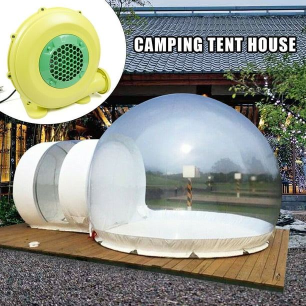 Afhaalmaaltijd gebruiker Lucky CNCEST Bubble Tent House Dome Outdoor Inflatable Bubble Tent Luxurious  Single Tunnel Transparent Bubble Greenhouse Camping Tent with Blower 3 x 5m  - Walmart.com
