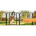 thumbnail image 4 of Escape-Proofs Stainless Steel Dog Playpen for Backyard, RV & Indoor Training | Expandable Pen,Secure Space for Small Dogs/Puppies (Black), 4 of 7
