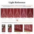 thumbnail image 3 of BERTHMEER Christmas Area Rug 5'X7' Living Room Christmas Rugs for Bedroom Holiday Decor for Dining Room Farmhouse Kitchen Christmas Tree Gifts Print Machine Washable Non-slip Rug,Red, 3 of 7