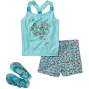 Faded Glory - Baby Girls' 3-piece Knot T