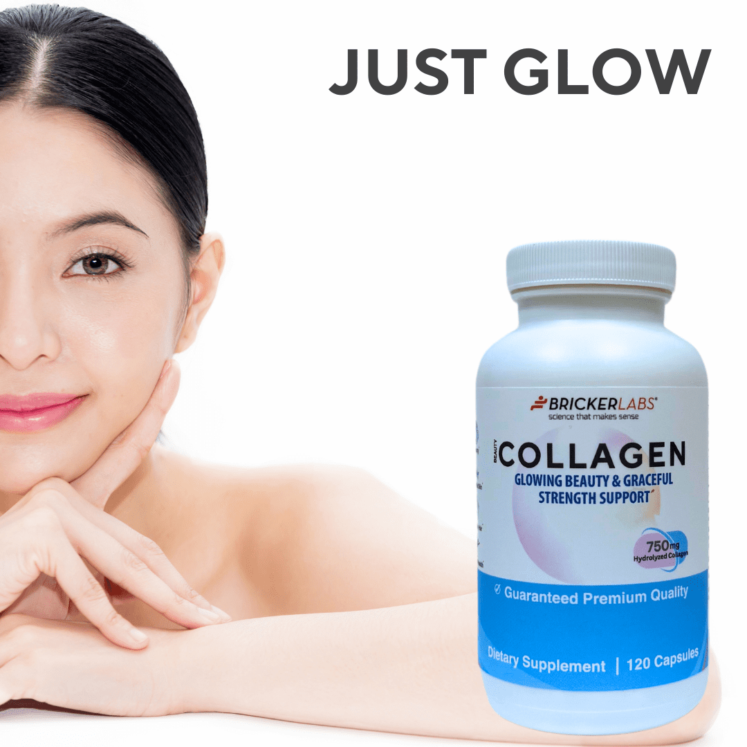 Bricker Labs Collagen for Men & Women - Type I, III Hydrolized Collagen Supplement 750mg, 1 Collagen Capsule Daily - 120 Servings