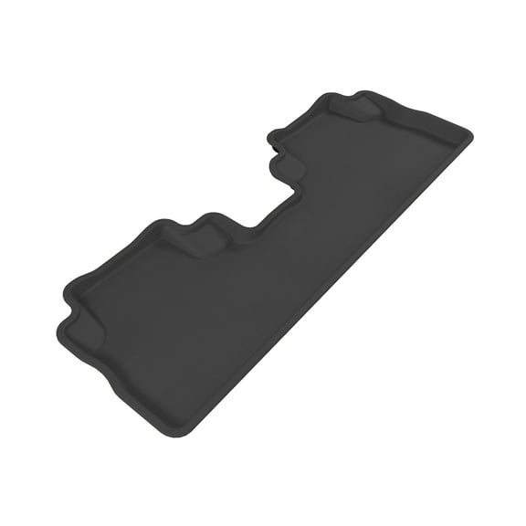 3D MAXpider Custom Fit Kagu Floor Mat (Black) for 2007-2011 Honda CR-V - 2ND Row