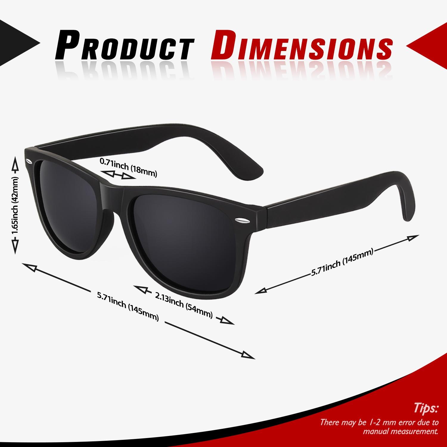 Sunier Polarized Retro Sunglasses, 2-Pack photo 6