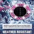 thumbnail image 4 of Bell+Howell Mosaic Disk Lights Solar Powered Disk Lights 4 Pack Pink, 4 of 7