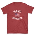 thumbnail image 1 of Isanti Minnesota Patriot Men's Cotton T-Shirt, 1 of 1