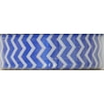 thumbnail image 4 of Offray Ribbon, Chevron Royal Blue 7/8 inch Single Face Satin Polyester Ribbon, 9 feet, 4 of 8