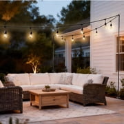 Better Homes & Gardens Commercial Grade Shatterproof LED Edison Outdoor String Lights, Heavy Duty, 28 ft, 12 Count