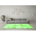 thumbnail image 3 of Ahgly Company Indoor Square Oriental Green Modern Area Rugs, 3' Square, 3 of 4