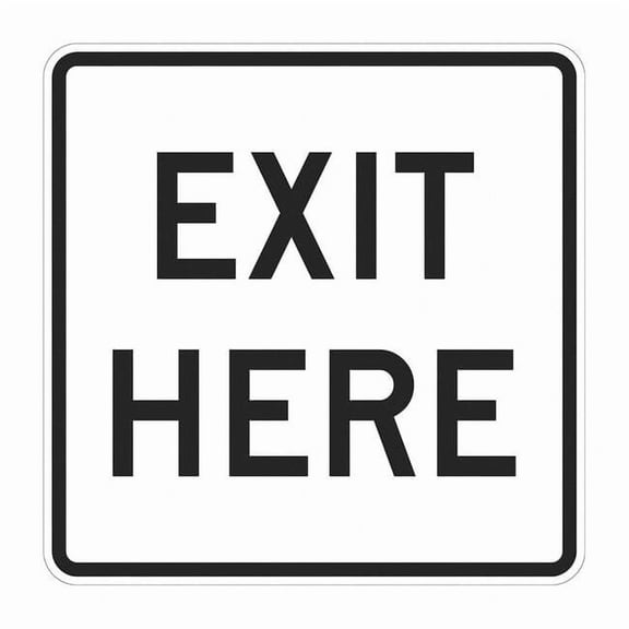 Lyle Exit Sign For Parking Lots,18" x 18" T1-1905-EG_18x18