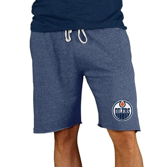 Men's Concepts Sport Navy Edmonton Oilers Mainstream Terry Shorts