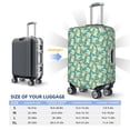 thumbnail image 4 of Susaid SHIBA WITH FLORAL Print Elastic Washable Suitcase Cover with Hidden Zipper, Fits 18-32 Inch Luggage for Protection During Travel-Large, 4 of 7