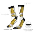 thumbnail image 4 of Disketp Gnome Sweet Honey Unisex Crew Socks Lightweight Breathable Ventilation Ankle Socks, Mid-calf socks for Daily, 4 of 6