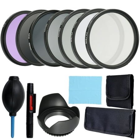 Image of Dazzduo Photography Accessories Professional Lens Filter Filter Bundle Complete Bundle Complete Camera Professional Complete Camera Kit Camera Kit 58mm Lens Filter Bundle Filter