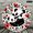 12x12in, variant on Patifu Two Pandas Hugging With Heart Flowers Wall Clock Silent Wood Decor 10x10in