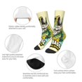 thumbnail image 3 of Fuzoiu Bass Fish and Water Print Kids Socks For Boys Girls,Grip Crew Socks with Non Slip,Lightweight Stretch Crew Socks,Toddlers Crew Boot Socks, 3 of 5