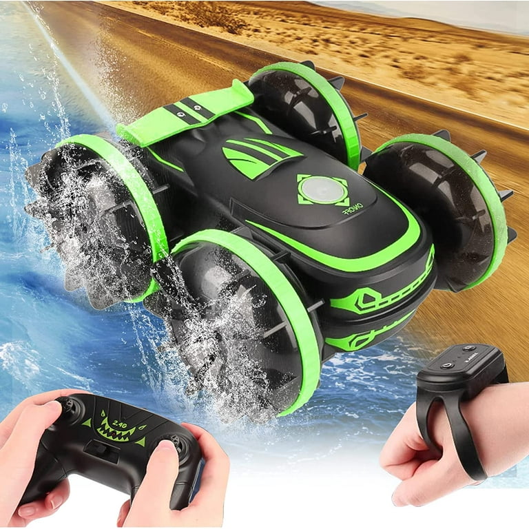 Amphibious Remote Control Car Boat for Kids - 2.4 GHz Waterproof