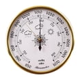 thumbnail image 1 of Barómetro, herramienta de pronóstico meteorológico, herramienta de presión de aire, accesorio robusto de alto rendimiento, manómetro para oficinas y Cara blanca, 1 of 8