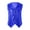Royal Blue, variant on Kids Boys Girls Disco Party Costume Sequins Jacket Vest Shirt Waistcoat Dance Hip-hop Jazz Black 130