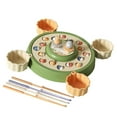 thumbnail image 4 of Juego de pesca, juego de rol, juguetes educativos coloridos, juguete de pesca eléctrico, con de mesa musical, para regalos de fiesta, para niños de 3 verde, 4 of 10