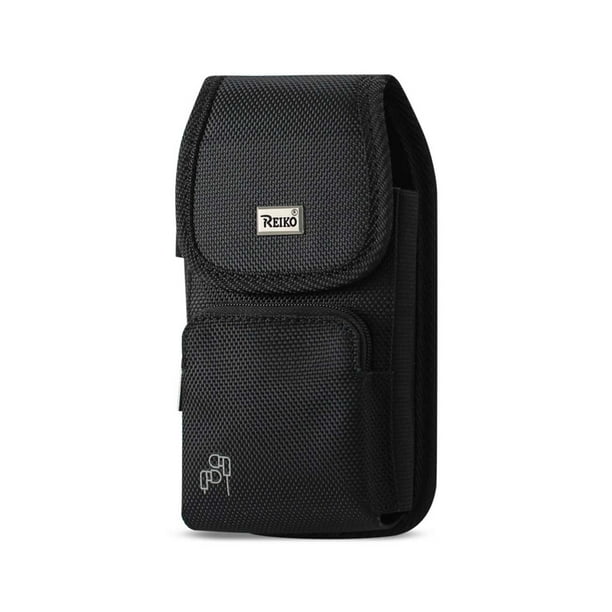 Vertical Rugged Case with Extra Zipper Pocket, Metal Clip, Pen Holder