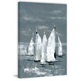 thumbnail image 2 of Marmont Hill White Sailboats Canvas Wall Art, 2 of 5