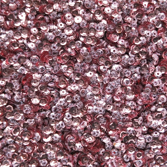Pink Cup Sequins 4mm Shiny Metallic Made in USA