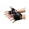 thumbnail image 5 of GEARONIC TM Ciclismo Hombres Mujeres Bicicleta de montaña Medio dedo Almohadilla de gel Antideslizante Absorbe los golpes Transpirable Ciclismo Ciclismo Guantes deportivos al aire libre - Negro M Inevent SH1106-124, 5 of 5