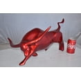 thumbnail image 2 of Nifao Modern Art of a Red Bull Made of Resin Statue – Home Decor Sculpture, 17"L x 14"W x 10"H, 2 of 11