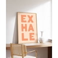 thumbnail image 5 of HAUS AND HUES Inhale Exhale Wall Art and Yoga Poster - Inhale Exhale Prints and Yoga Quotes Wall Decor | Inhale Wall Art Poster Inhale Exhale Wall Decor Yoga Meditation (24" x 36" Unframed), 5 of 6