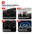 thumbnail image 4 of Gasland Chef 30 in. NG/LPG Convertible Gas Cooktop in Porcelain Enamel with 5 Burners, 4 of 10
