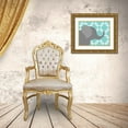 thumbnail image 3 of Robinson, Tamara 24x20 Gold Ornate Wood Framed with Double Matting Museum Art Print Titled - Elephant Chain, 3 of 4