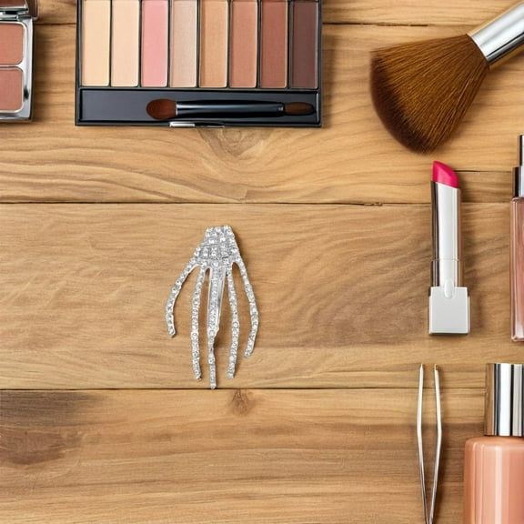 LEDMOMO 2Pcs Spooky Hair Accessories Featuring Skull Claw For Women