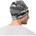 thumbnail image 3 of Tuque de Chasse Camouflage à Revers pour Hommes, Légère, Extérieure, Exercice, Décontractée, Douce, Chaude, Hiver, Bonnet, 3 of 5