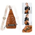 thumbnail image 4 of YOMYM Leather Purse for Women Leather Crossbody Bag Fanny Packs Chest, 4 of 7