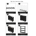 thumbnail image 4 of nine bull 4 Tiers Shoe Rack Storage Organizer Narrow Non-Woven Fabric Shoe Shelf Small Free Standing Shoe Stand for Entryway Bedroom Hallway Closet, 4 of 6