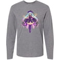 thumbnail image 3 of Inktastic Beautiful Purple Anime Witch Long Sleeve T-Shirt, 3 of 5