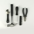thumbnail image 3 of 17-Piece Home Tool Set – All-in-One Hand Tool Kit with Wrench, Screwdrivers, Hammer & More (Tool Box Set-17A (White + Orange)), 3 of 8
