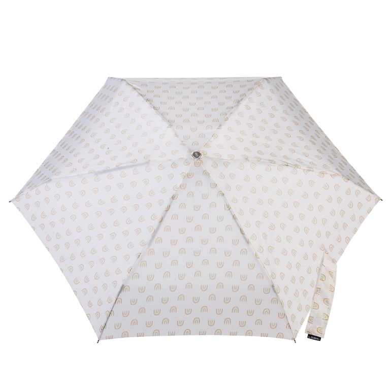 Totes Recycled Compact Auto Open Travel Umbrella, Rainbow photo 2